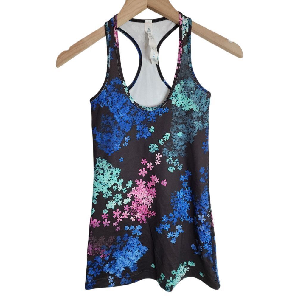 Lululemon Tank Top Women's 2 Cool‎ Racerback Petal Pop Workout Shirt